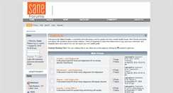 Desktop Screenshot of mindforums.smartandstrong.com